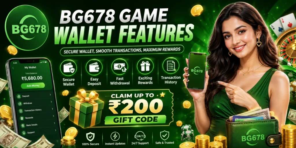 BG678 Game Wallet Features